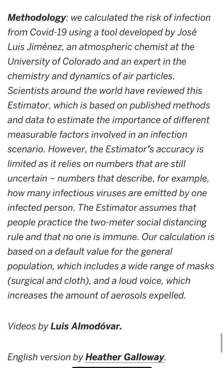 3/ This article conveys important messages with digestible takeaways; the numbers used are based on models with certain assumptions- they can be tweaked & you would get a different number of people infected over a period of time in diff situations. But the *big picture* holds.