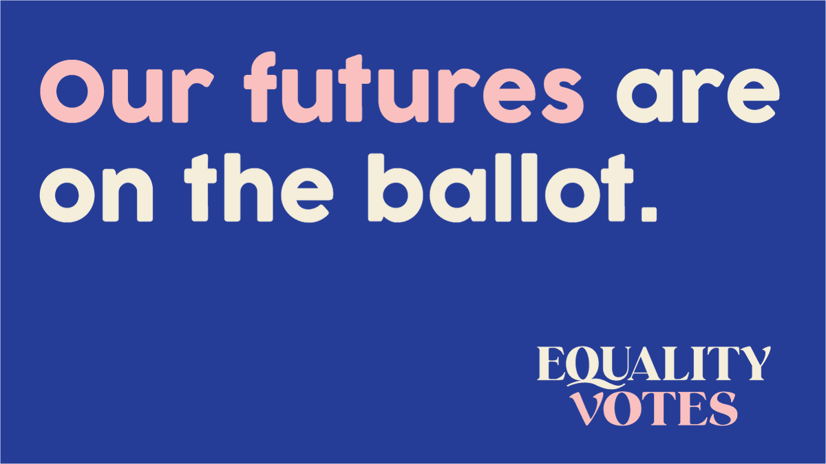 EQVotesUM's tweet photo. Reproductive rights. Health care. Gun violence. Racial justice. Climate change. These are a *few* of the urgent issues on the ballot. Triple your vote, &amp; tag 3 friends who will help elect someone who will prioritize our futures over the interests of big donors &amp; party politics. https://t.co/Zn5we3k9eZ