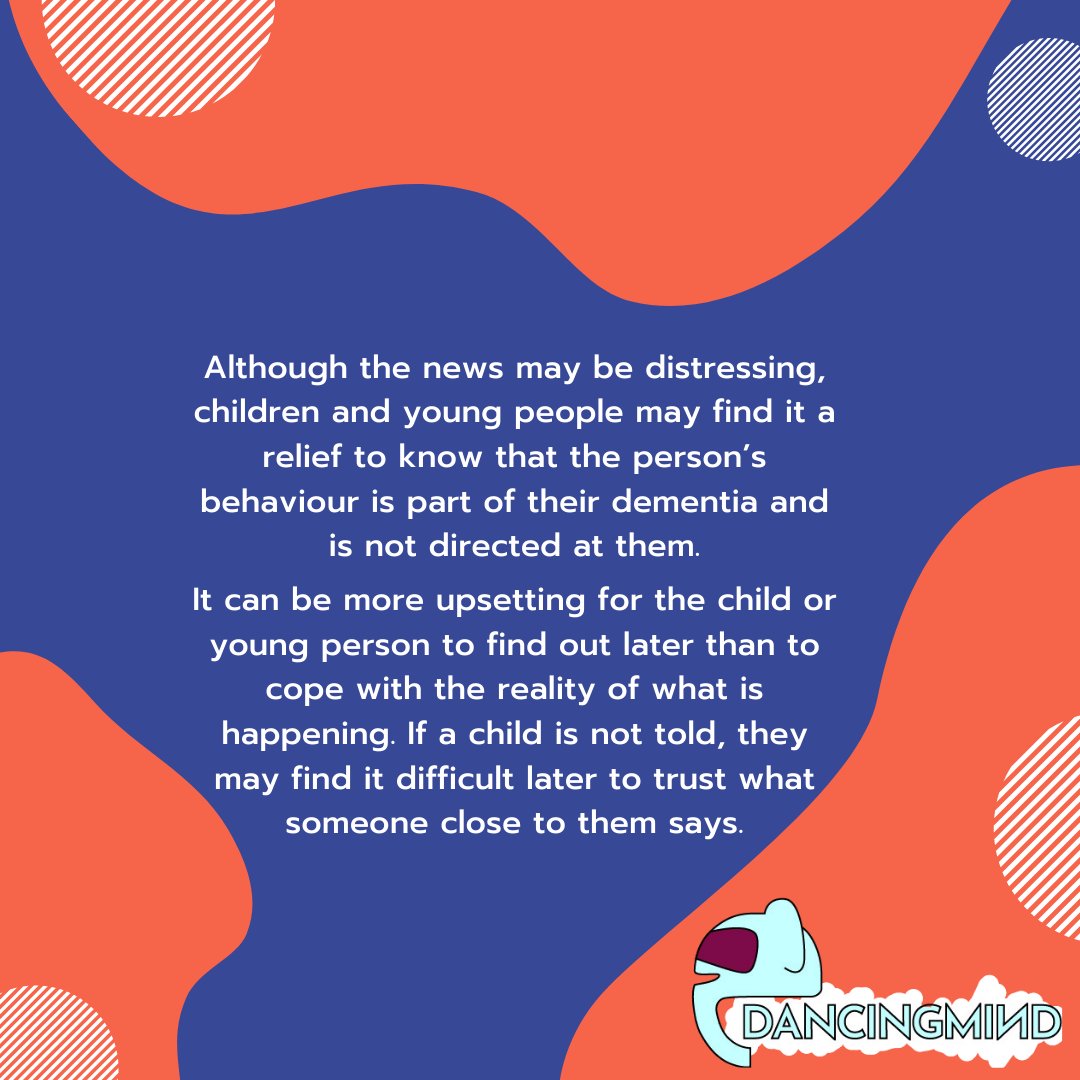 DancingMindDT's tweet photo. Explaining dementia to children and young people. A thread. Part 2. #alzheimersawareness #dementia https://t.co/jskjXTLx2x