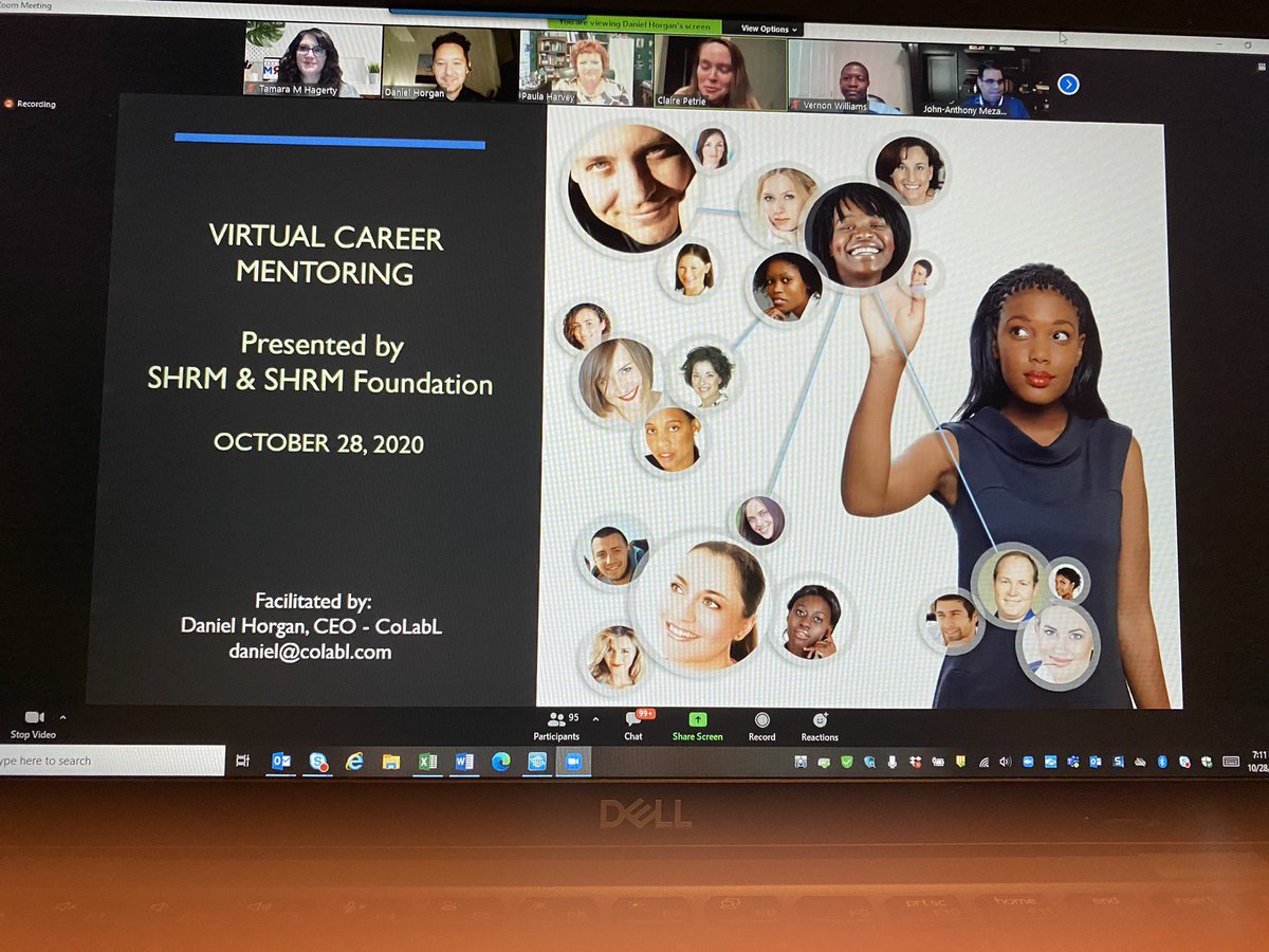 Thank you <a href="/SHRM/">SHRM</a> <a href="/SHRMFoundation/">SHRM Foundation</a>, <a href="/HorganDaniel/">Daniel Horgan</a> for hosting the Virtual Career Mentoring session last night! I enjoyed participating as a panelist and meeting the attendees virtually!