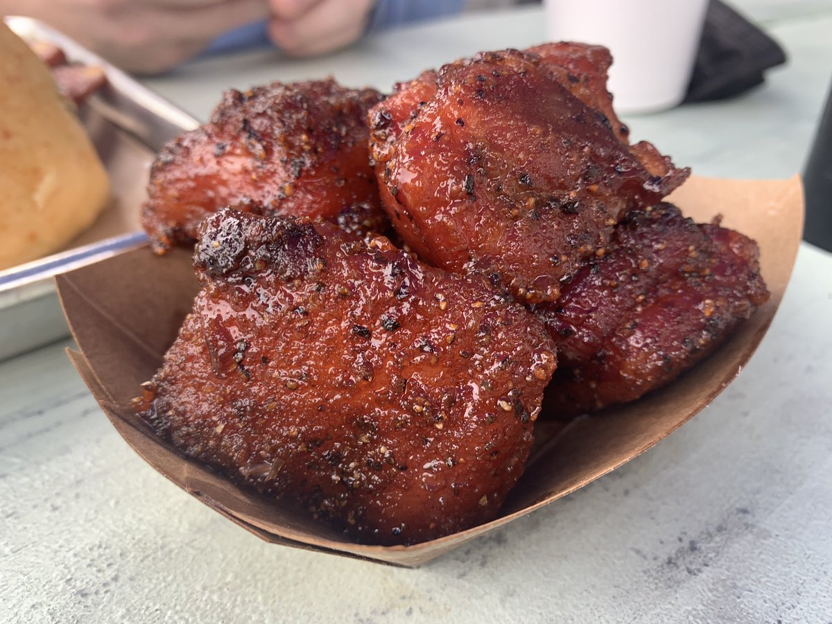 Bacon burnt ends, standard Texas q, Tarrant County Dem HQ and the county’s main early vote center (in English, Spanish and Vietnamese)