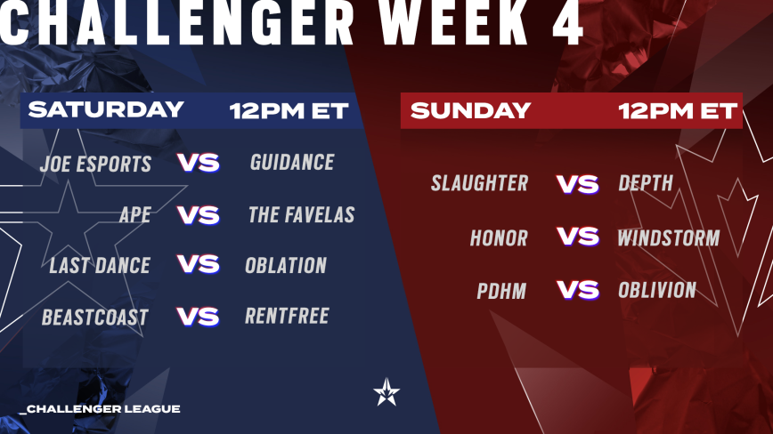 Challenger League is back! Things are about to get wild! 🔥

🇺🇸 USCL - Saturday, Oct 31st

🇨🇦 CACL - Sunday, Nov 1st

⏰12PM EDT/9AM PDT

📺twitch.tv/r6esportsna