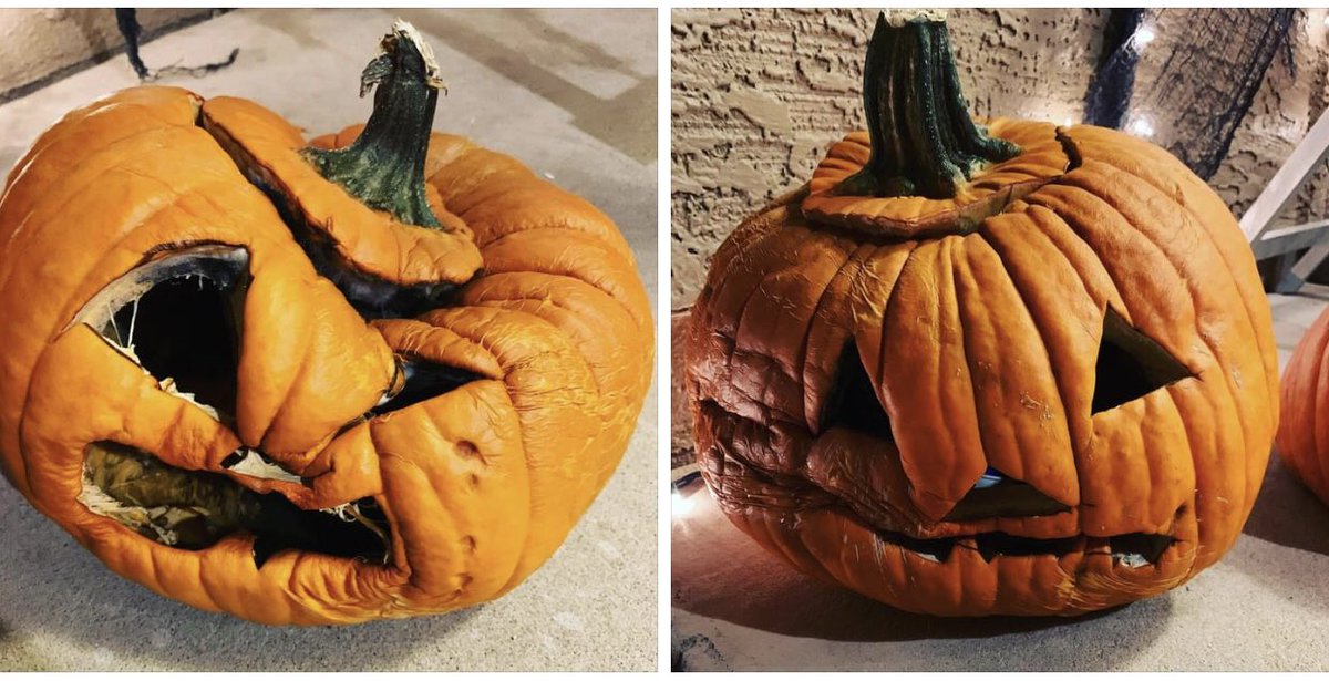 DaveAlger's tweet photo. When you tell your kids it’s too soon to carve pumpkins and the #PumpkinSays 🎃 not for 2020! https://t.co/EtlJFZdHVE