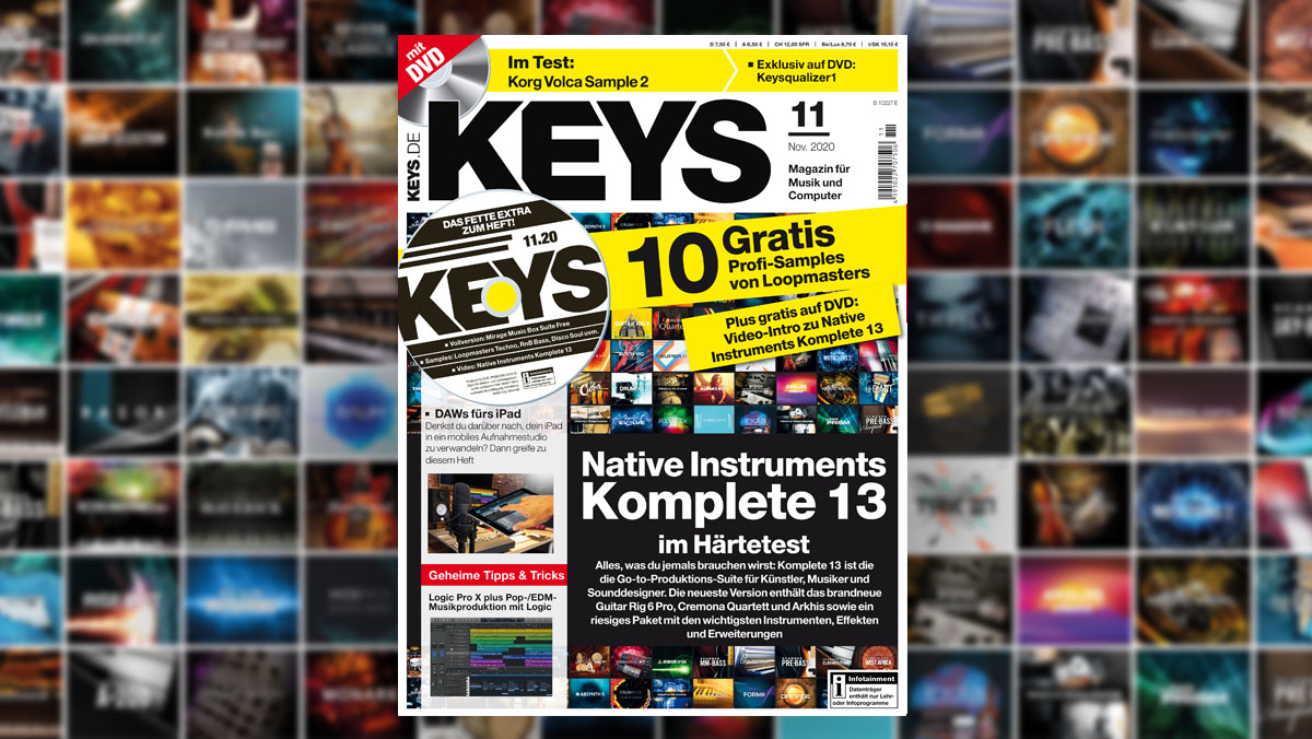Die KEYS 11/2020 ist ab sofort erhältlich! 😀

In dieser Ausgabe sehen wir uns Komplete von Native Instruments in der neuen Version Nummer 13 ausführlich an. Außerdem gibt es ein Special zu DAWs fürs iPad und vieles mehr. 🎹

Hier geht’s zum Heft: ppvmedien.de/Keys-11-2020-P…
