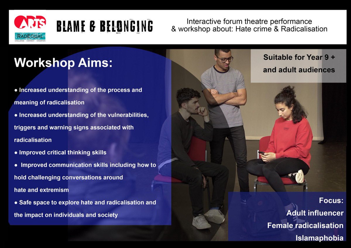 OddArtsUK's tweet photo. 🙌🏼GREAT•SESSION😁 @M13youthproject last night as part of ‘#FindingOurPlace’ @PeoManchester delivering our #interactive #forumtheatre #performance. Some intuitive & considered responses & an interpretive reenactment of the first scene by two young people👍🏽 #oddarts #radequalmcr https://t.co/W1sAlw0wDQ
