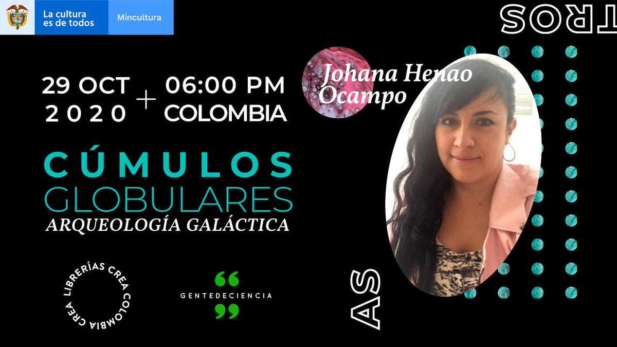 AstroChia's tweet photo. Hoy l@s invitamos a 3 conferencias de nuestras CHIAs: María José Villarreal hablará sobre la radiación espacial y la relación con la salud de los Astronautas en #HalleyUIS , Johanna Henao sobre Cúmulos globulares en #GentedeCiencia y @lauren_flor sobre Exoplanetas en #AstroSéneca https://t.co/prEdG7eV2o