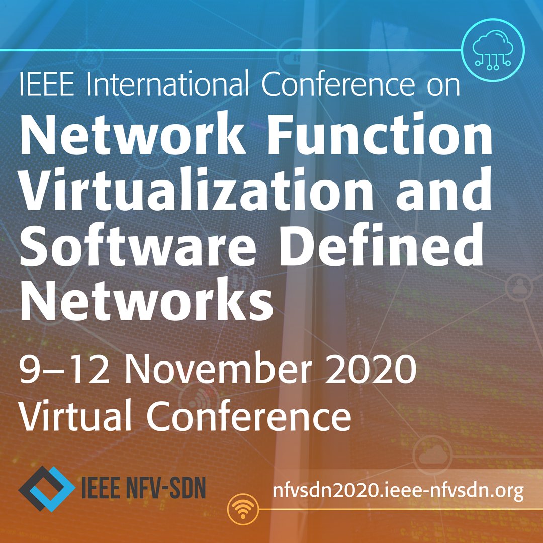 ComSoc's tweet image. 9 November #NFVSDN2020 Virtual Tutorial &amp;gt;&amp;gt; #Softwarization &amp;amp; #Virtualization in #5G &amp;amp; Beyond #Mobile #Networks  From Theory to Practice, led by Prof. Fabrizio Granelli of #TheUnivofTrento &amp;amp; Prof. Frank Fitzek of @tudresden_de.  ow.ly/gkUh30rhdeO