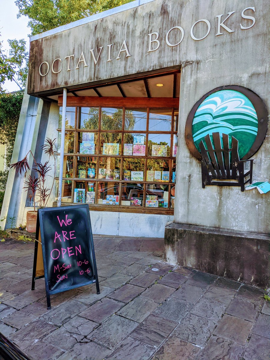 Despite the eye of a hurricane passing directly through us yesterday, we are happy to announce we are open, we have power, and voracious readers are busily feasting.