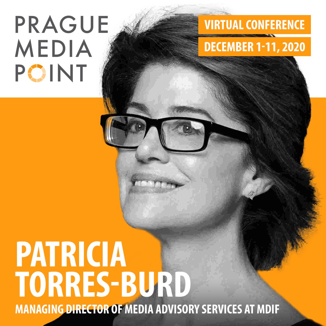 MediaPrague's tweet photo. We are excited that Patricia Torres-Burd of the Media Advisory Services at @mdiforg will speak about subscription-membership models for the media during #COVID19  
Reserve your spot now!
Join the discussion on #whatsworking in the media. #PragueMediaPoint
https://t.co/rZ3Q066dv9 https://t.co/kQuXh2DR5l