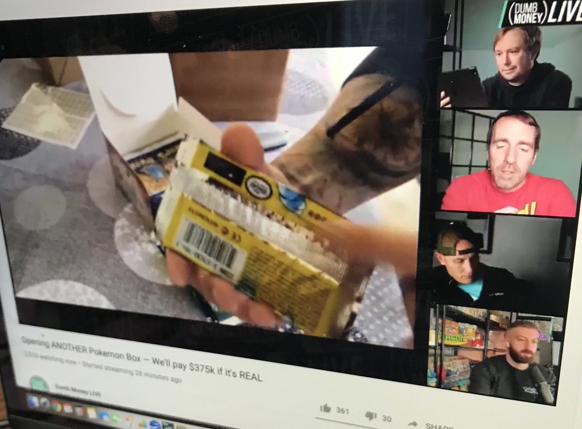 LibbyPokemon's tweet image. Looks like they found a real one this time... could be the first $375,000 #Pokémon booster box! Good to see @pokemon_revolution_cards there offering the Poke knowledge...enjoying myself in the chat x #pokemon #pokerev #pokemoncommunity #pokemoncards #pokemontcg #1steditionpokemon