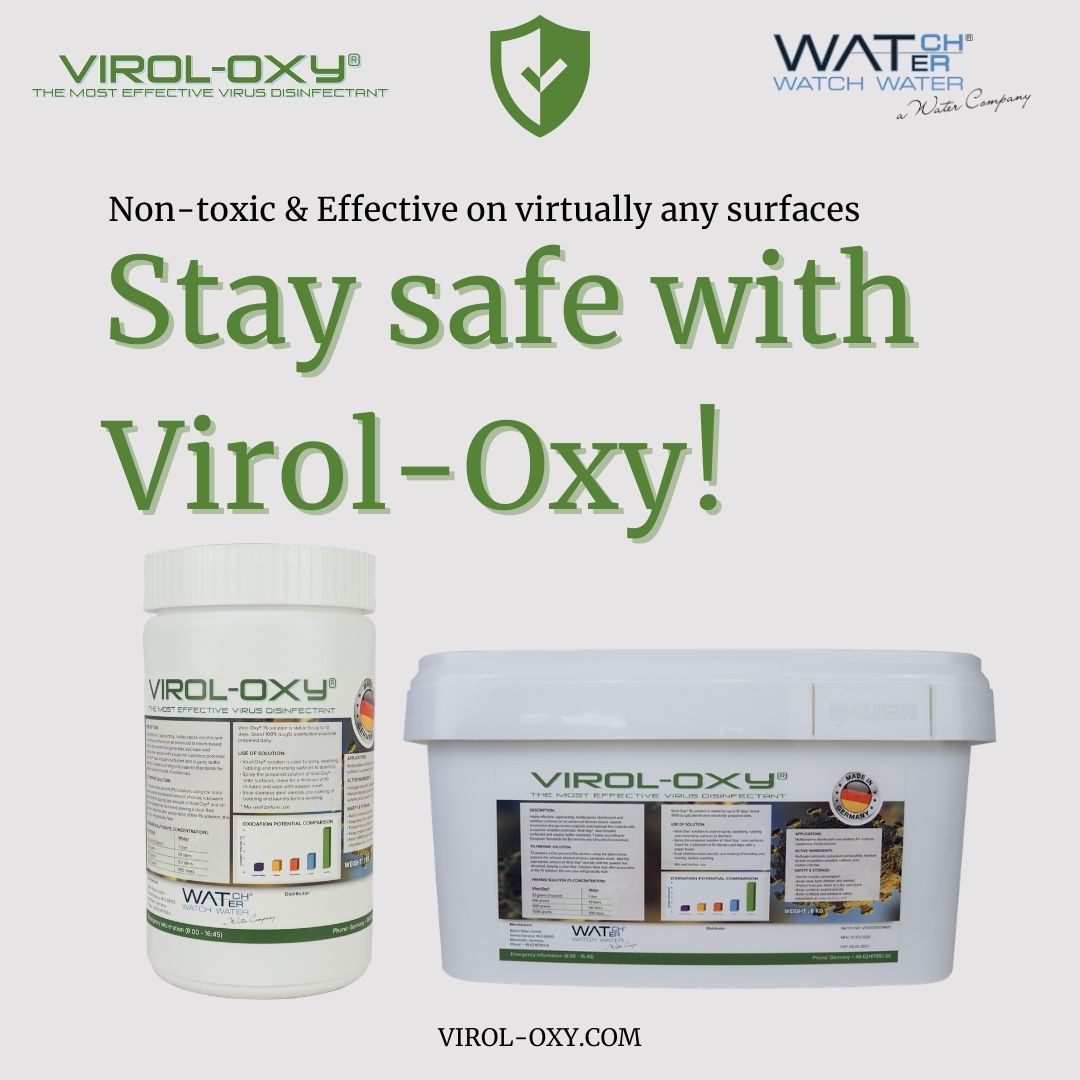 WatchWaterGmbH's tweet photo. Virol-Oxy® continues to make significant contribution in many projects worldwide by effectively keeping surfaces disinfected with protective photocatalytic surfaces. Stay Safe &amp; Convenience with Virol-Oxy®!
#watchwater #disinfectant #viroloxy #madeingermany #StaySafe https://t.co/jaoS6tLuIl