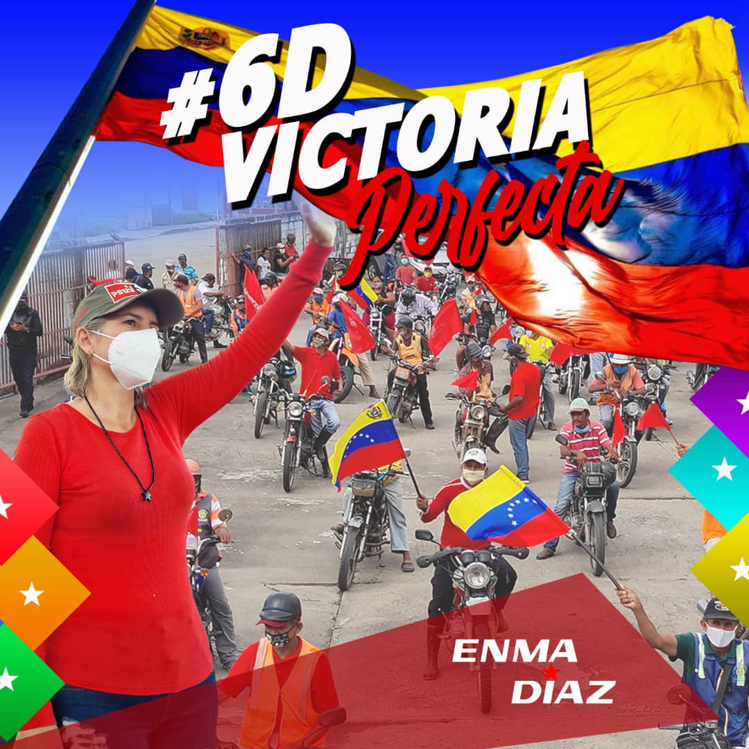 #VenezuelaUnidaYEnBatalla 
#TiempoDeElegir 
Ven Vamos Juntos 

Seguimos en Unidad, Lucha, Batalla y Victoria en el rescate de la Asamblea Nacional con nustra candidata nominal por el circuito 1 del Edo. #Apure @EnmitaPsuv 

#6DVictoriaPerfecta