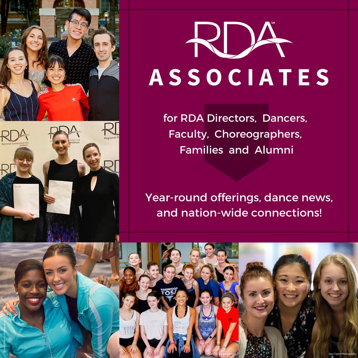 DanceinAmerica's tweet photo. RDA launches the Associate Plan to connect to ALL RDA dancers, directors, faculty, family members, choreographers &amp; alumni 🌎 RDA Associates will have access to RDA’s year-round offerings, news, and connectivity to all that RDA has to offer. Become our newest RDA Associate today! https://t.co/LlBbpAWDTk