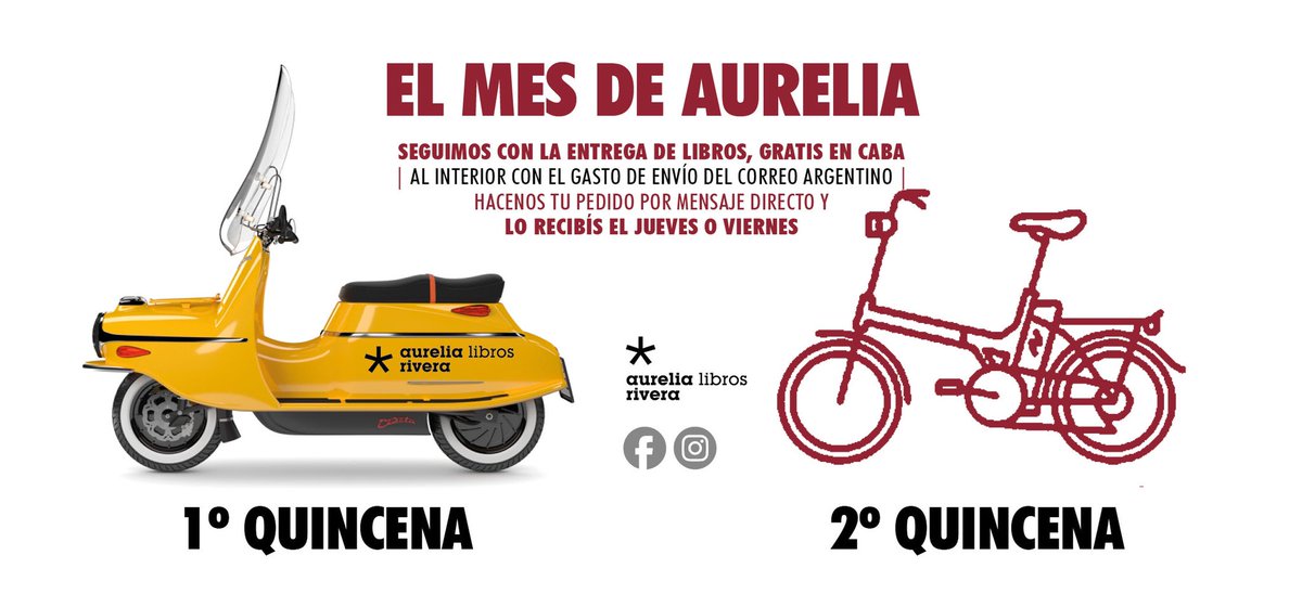 pablocorto68's tweet photo. [jueves y viernes hay reparto]
Nosotros no vendemos libros, vendemos la experiencia de que los libros que hacemos lleguen a tu casa 🏠.
Tuit dedicado a un gran amigo de todos los tiempos.
.
#aureliariveralibros #edicionindependiente #libro #librosrecomendados  #deliverylibros https://t.co/swl2AcVcRz