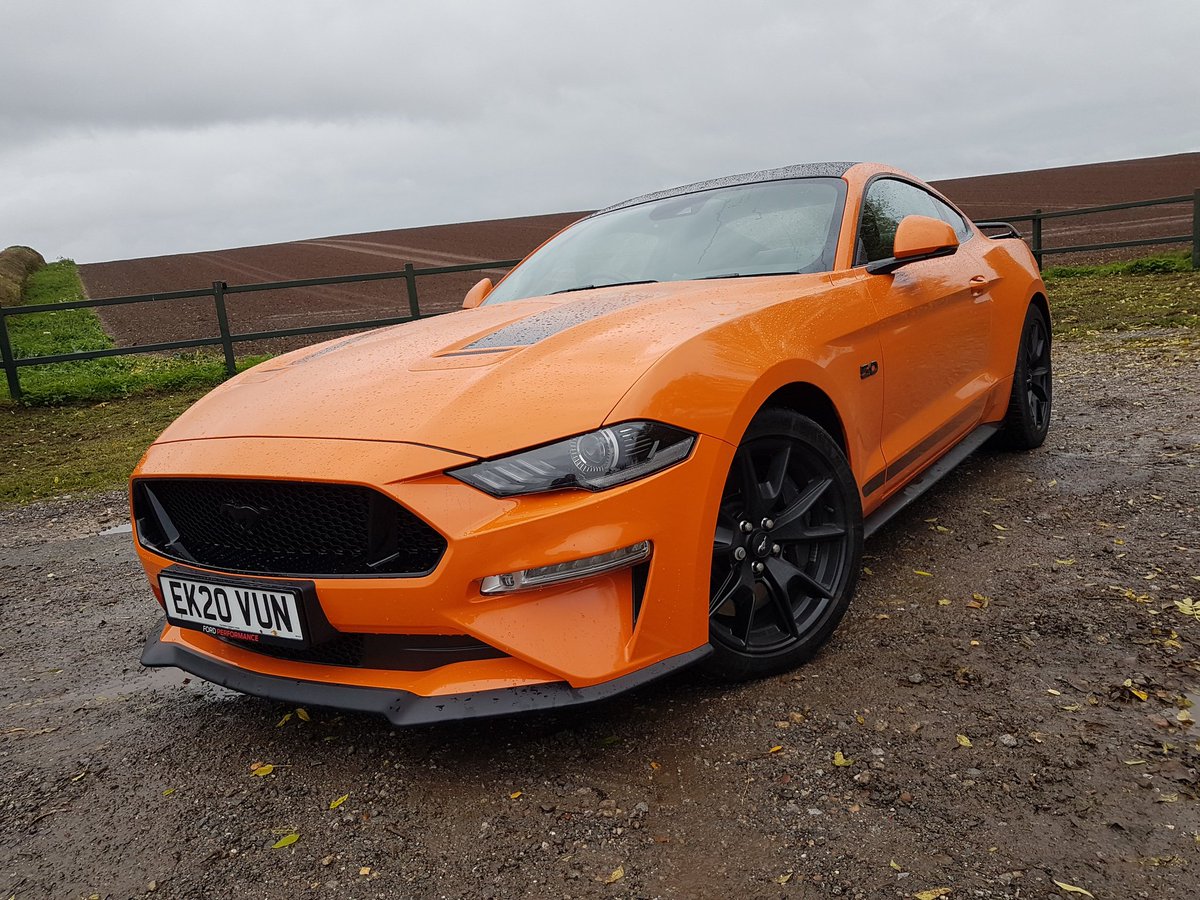 MttRbnsn's tweet photo. 2020 car No.45: @forduk #Mustang #55Edition #Fastback #V8 manual. £48,985 OTR. Rivals: S5, C 43, M440i, Supra. First impression: according to The Boy, Daddy has got THE best pumpkin for this Halloween. 🎃 https://t.co/VvoAQThc3Q