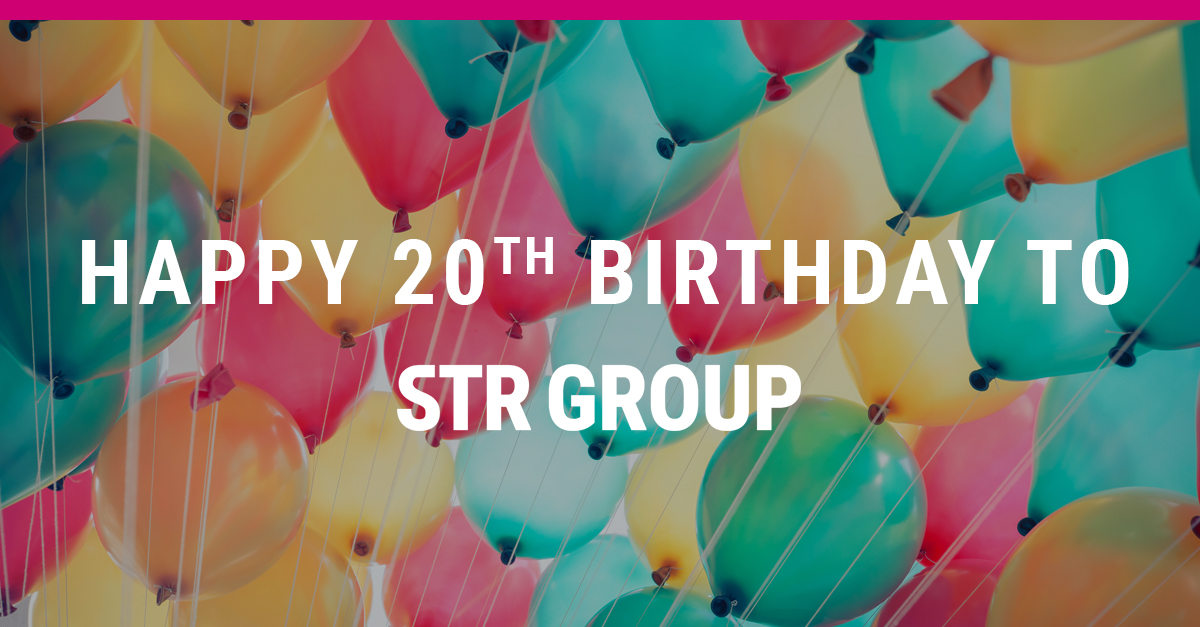 Happy 20th Birthday to STR Group!

#HappyBirthday #WeAreSTR #20years