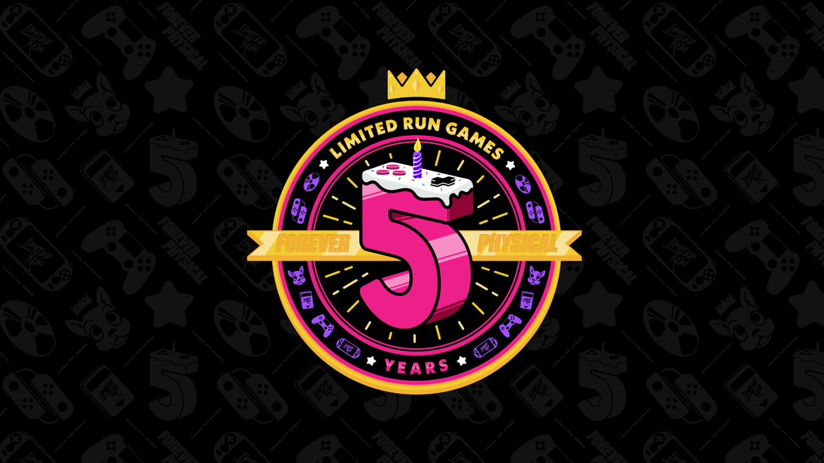 In honor of our fifth anniversary, we're giving away the first SIXTY games in our Switch collection. To enter: simply follow us, like, and retweet this. That's it! We'll draw a winner tomorrow. Thanks again for supporting us. 🥰 #LimitedRun5