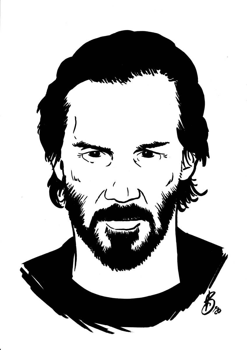 nail7's tweet photo. “Heroes and Inspiration”, part 29.
That guy who knows how to be excellent to each other.
#inktober #inktober2020 #ink #drawing #fanart #actor #keanureeves #excellent #tedlogan #facethemusic #johnnymnemonic #dukekaboom #neo #johnwick #BRZRKR #portrait https://t.co/95X2uNSRRT