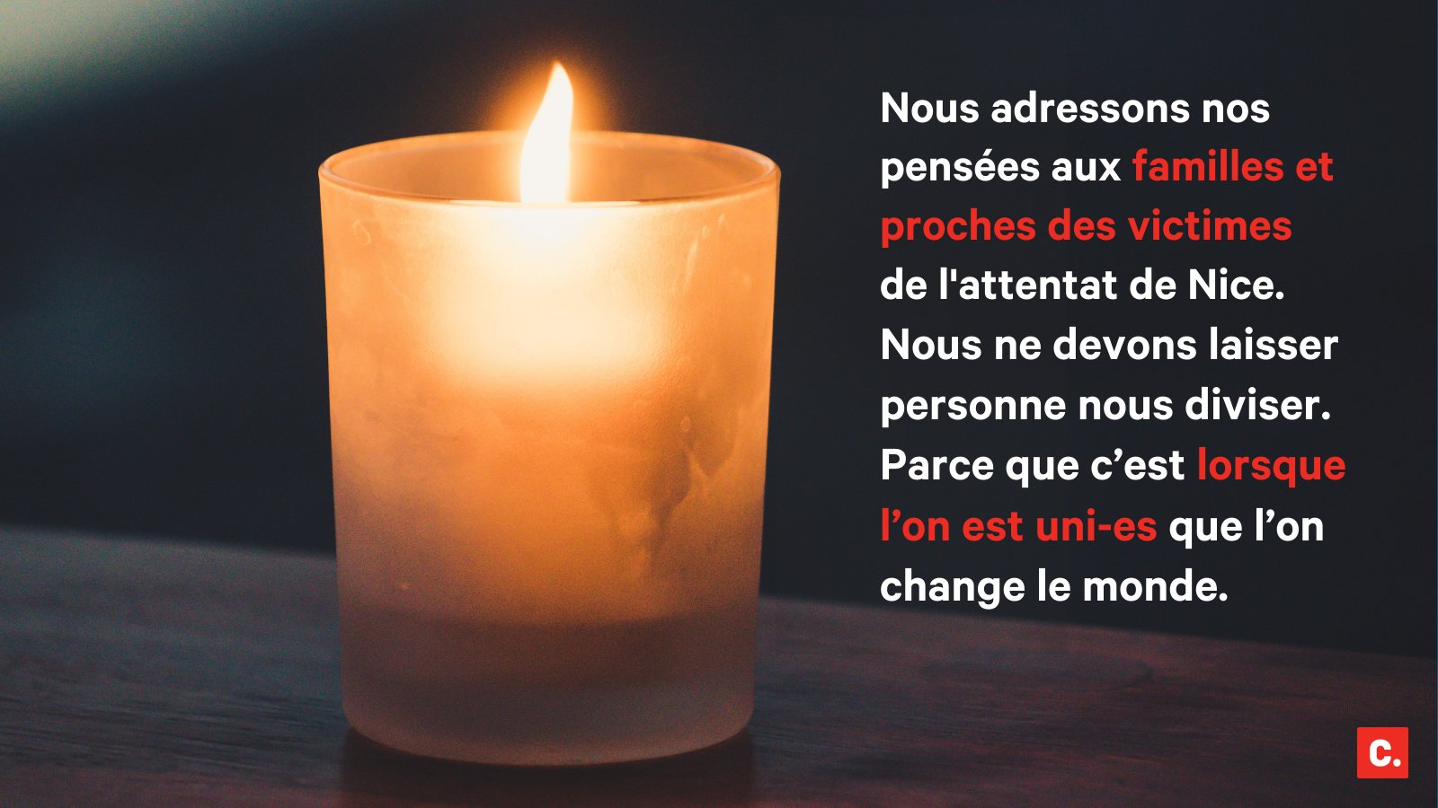 Change Org France En Twitter Une Bougie Pour Exprimer Notre Tristesse Ce Soir Une Bougie Pour Temoigner Notre Solidarite Avec Les Familles Les Proches Une Bougie Pour Ne Pas Oublier Une Bougie