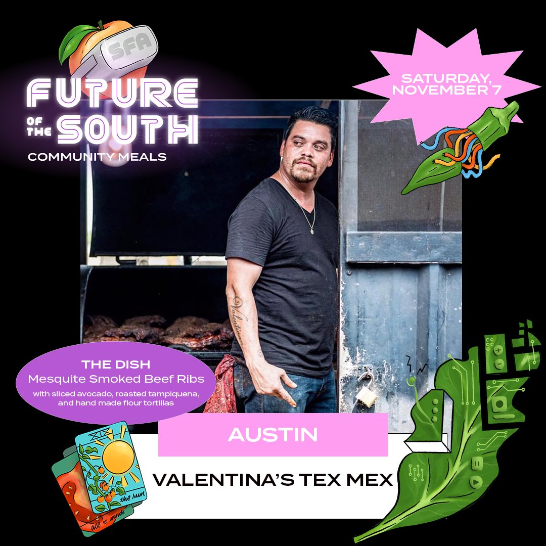 southfoodways's tweet image. SFA’s Future of the South Community Meals are heading to Texas. In #Austin, enjoy special to-go options from Little Ola’s Biscuits (from the team behind @olamaieaustin) and @valstexmexbbq. In #Houston, stop by @UBpreserv. For more details head to: bit.ly/3mq1Yby
#SFAOxf