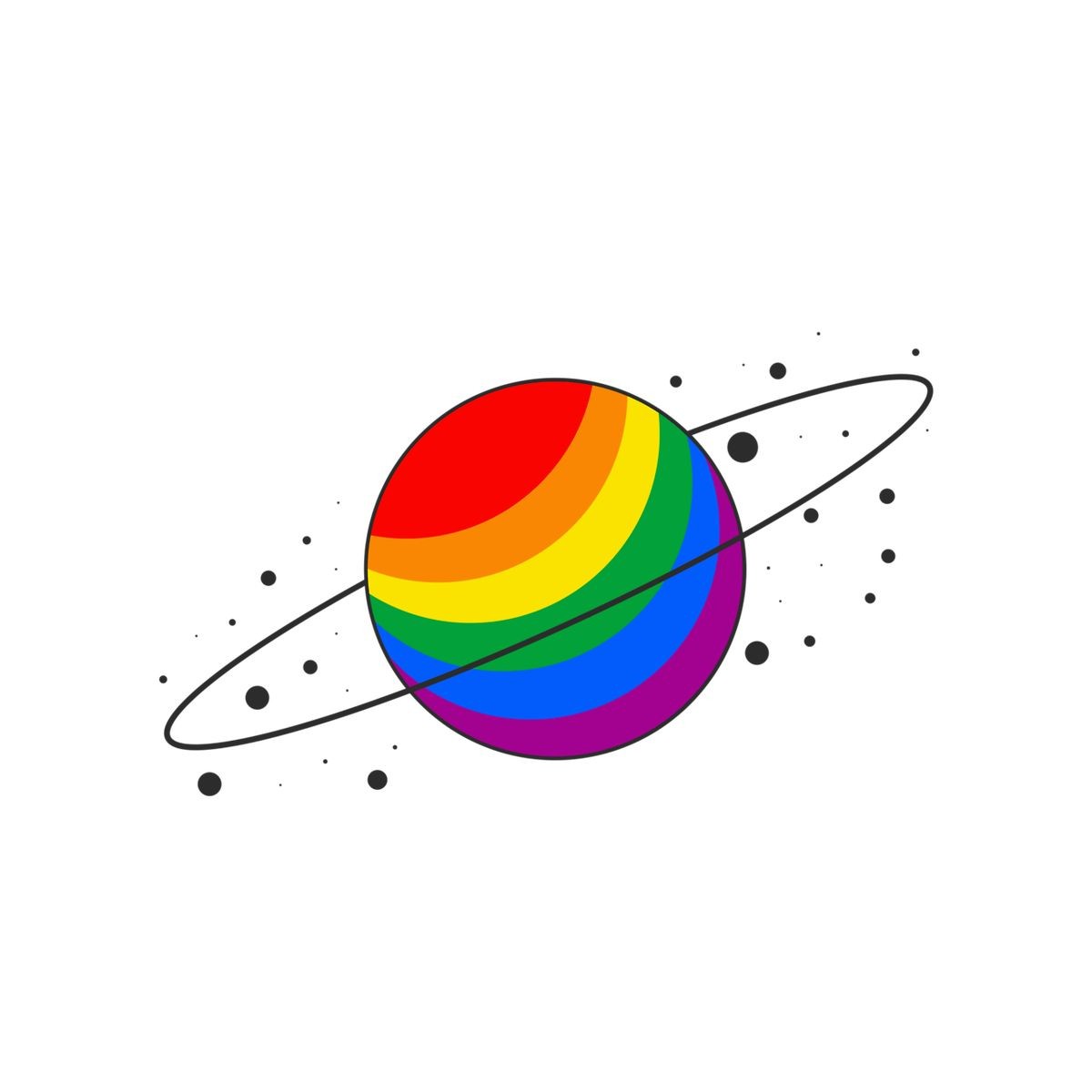 Маленькие радужные рисунки
