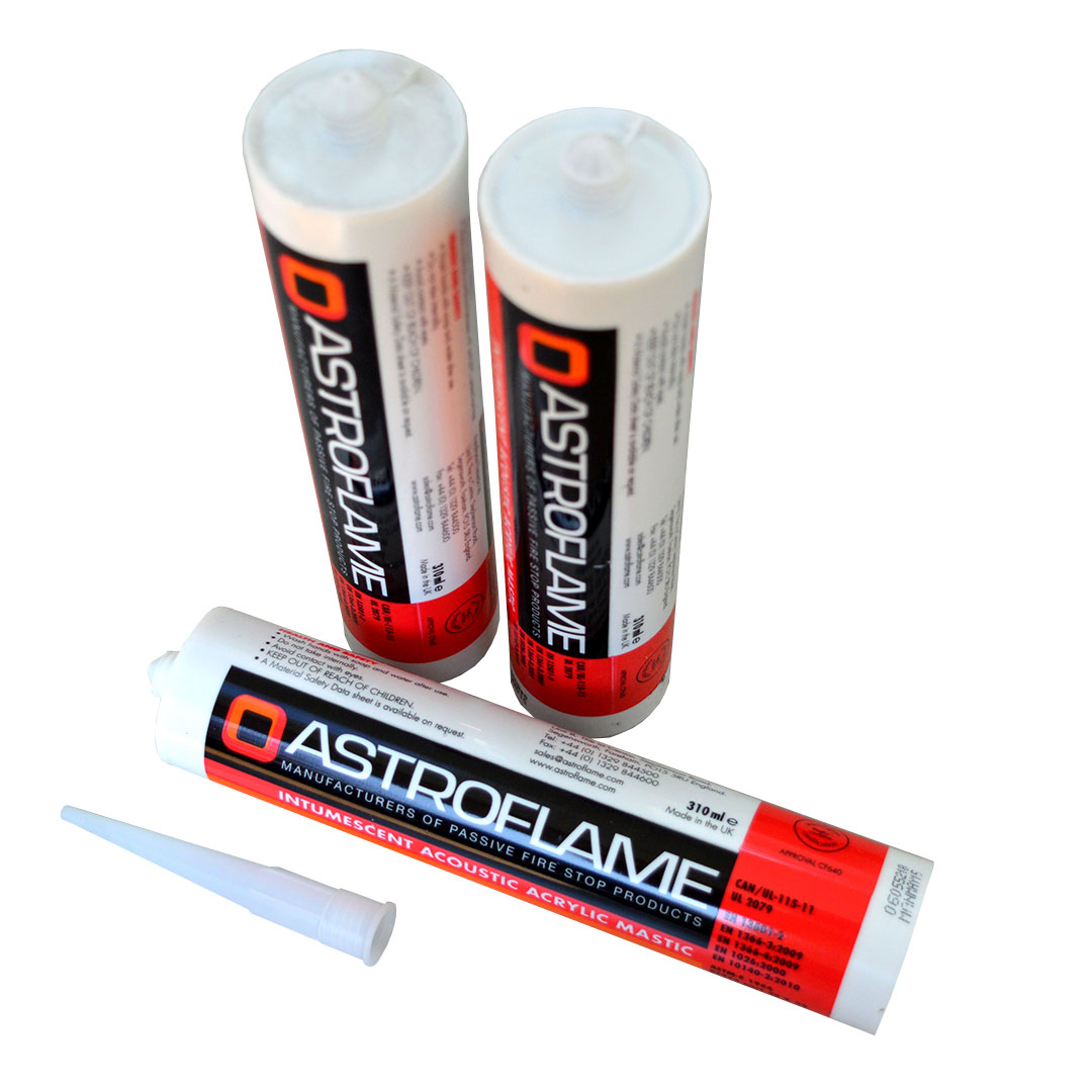 Astroflame's tweet photo. Intumescent Mastic | Brown, Grey or Off White | Fire & Acoustic Rated | Tested to EN 1366-3 EI 120, EN 1366-4 EI 240 and BS 476 300 mins https://t.co/s8PZxESjOM #astroflame #architecture #Construction #constructionuk #BuildBuildBuild #mastic #firerated #firemastic #firesafety https://t.co/U9nePZKBhH