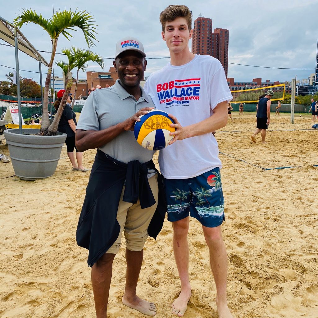 RobertLWallace's tweet photo. I had an amazing time playing volleyball at @BaltimoreBeach If you haven't been, please take the time to take a trip with your friends and family.  Definitely a favorite of mine!

#ResetReformReimagine #Volleyball #BaltimoreBeach #Vote https://t.co/yj5jS9Qj6V