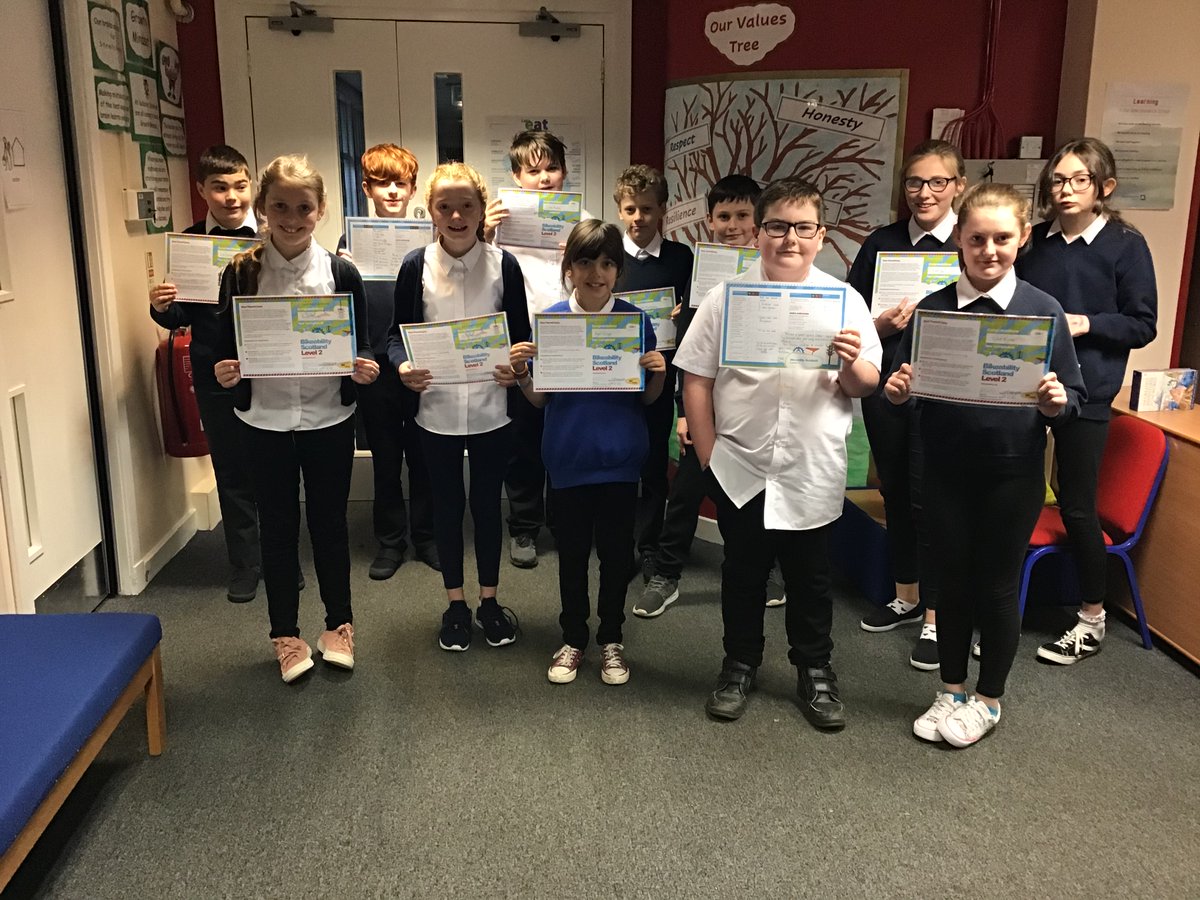 BallaterSchool's tweet photo. Delighted that all our P7 cyclists were successful in their Bikeability Level 2 Training. Well done to you all! 👋👋👋
We look forward to seeing you all using your skills on the roads around Ballater. https://t.co/xv5x341pf6