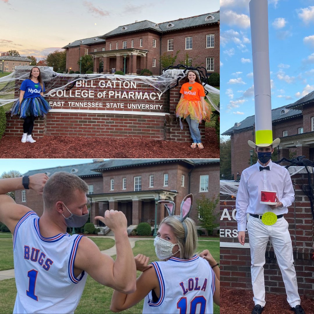 ETSUpharmacy's tweet image. Our students were spooktacular for this year's Halloween costume contest. Winner will be announced Monday.  #FuturePharmacists #Halloween #October #Fall