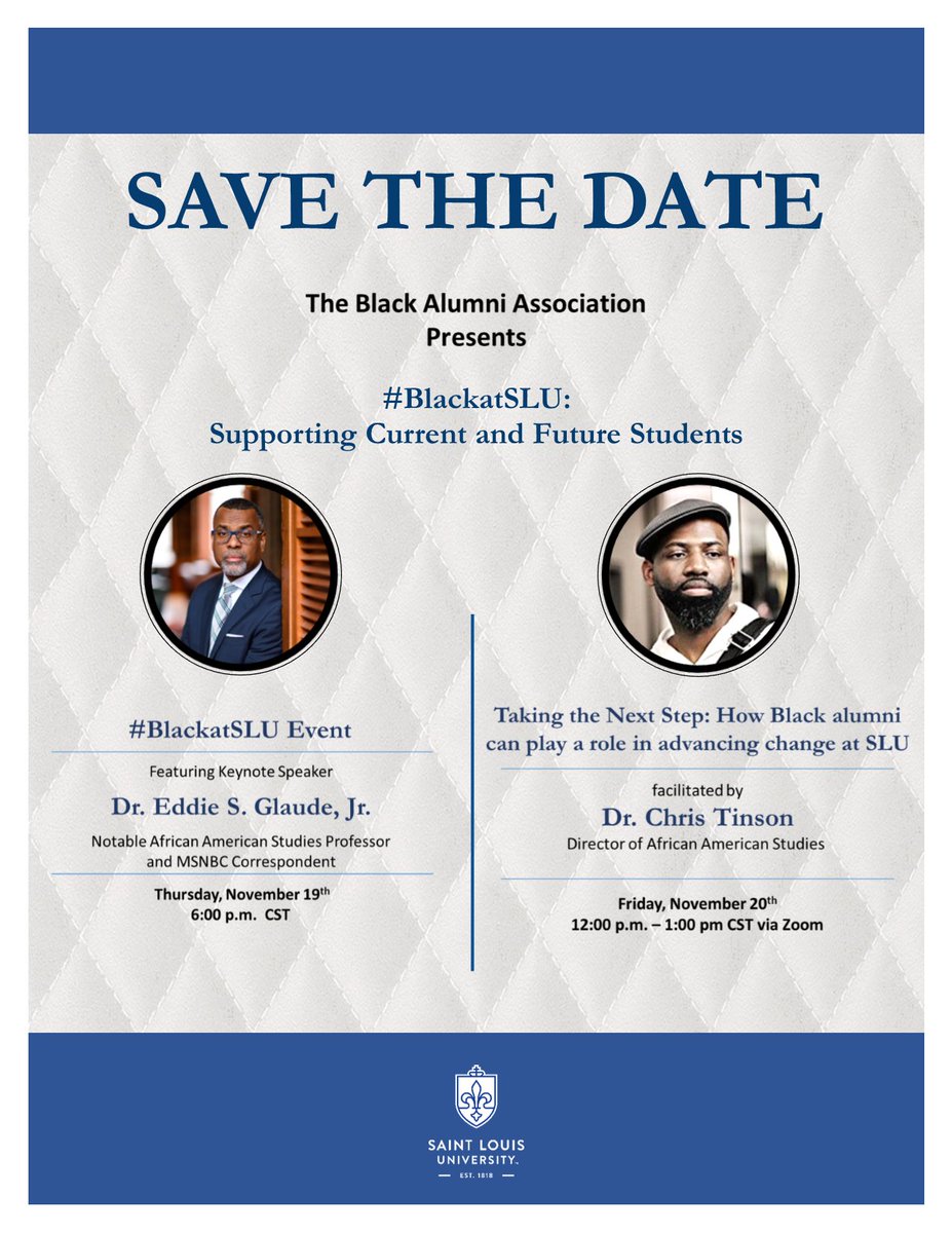 Fulton_1911's tweet photo. #SLUFamily &amp; friends please Mark your calendars for an event you don’t want to miss!!! @esglaude https://t.co/jfczYfSHKl