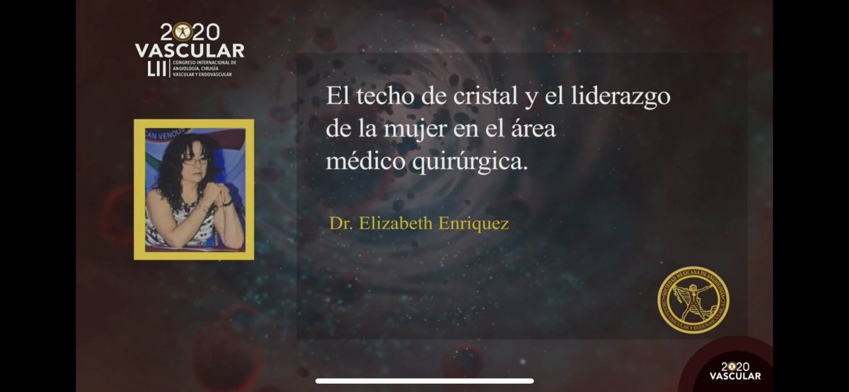 smacve_oficial's tweet photo. 📍LII Congreso Internacional de Angiología, Cirugía Vascular y Endovascular #Merida2020
MAESTROS DE LA CIRUGÍA VASCULAR: TIPS & TRICKS
“El techo de cristal y el liderazgo de la mujer en el área médico quirúrgica”
Dra. Elizabeth Enriquez
Angiología, Cirugía Vascular
México https://t.co/N0W3HvPwCn