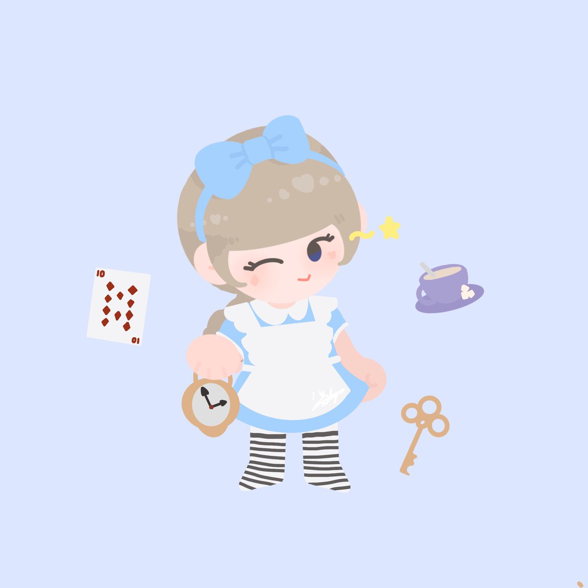 ba_la_bala's tweet photo. ꧁𝚃𝚎𝚗𝚕𝚒𝚌𝚎 𝚒𝚗 𝚆𝚘𝚗𝚍𝚎𝚛𝚕𝚊𝚗𝚍꧂
          ～❤︎✰𖦹❀ ☃︎♕✯～
#TEN #NCT #NCTFanart https://t.co/eygN4vy9Gm