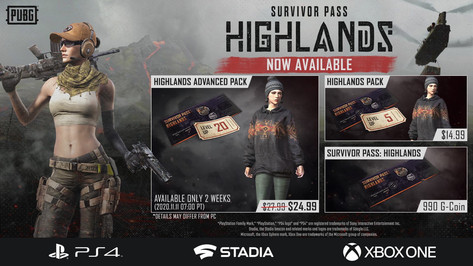 טוויטר Pubg Battlegrounds בטוויטר Season 9 Is Now Out On Console Also New Highlands Advanced Pack Is Here To Help You Level Up Your Survivor Pass Highlands Only Available For 2