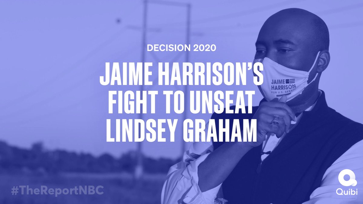 Now on <a href="/Quibi/">Roku</a>: <a href="/ahylton26/">Antonia Hylton</a> sat down with Democrat Jaime Harrison who's up against incumbent Sen. Graham in South Carolina in what's becoming one of the most-watched races in the nation.