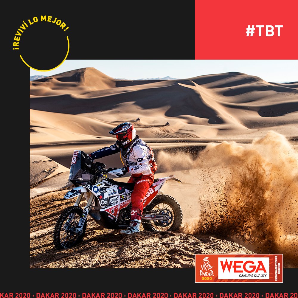 #TBT ¡Este recuerdo llegó con todo para darnos un poco de nostalgia! ❤ Revivimos por unos instantes la carrera más difícil de todas. No dejes que se te escape de vista. 🏁💪🏼 
#WegaEsDakar #AhoraElFiltroEsWega #Dakar #Dakar2020 #Rally
