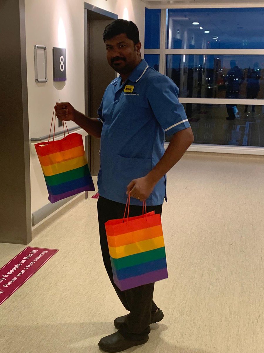 #goodbyeandgoodluck Albin you have been such a #greatcolleague to work alongside for the time you started as a #HCA to #StaffNurse. You have helped so many patients and made staff laugh along the way. Will will miss you. #uclh #nhs #t08 #tgr8 #infectiousdiseaseward 🌈