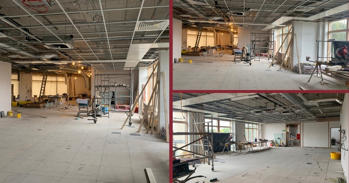 Great to see the #progress at Riverside West #Leeds. The property is undergoing a comprehensive refurbishment &amp; comprises of 4,500 sq ft of office accommodation available as a whole or in 2 suites (1,500 + 3,000 sq ft). For more info please get in touch. #GradeA #FoxLloydJones