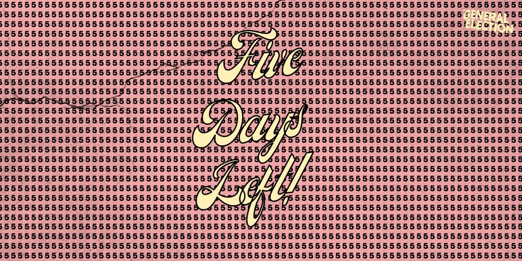 Five Days Left until Election Day! Vote Early - get it done now so you don't have to stress❕❕❕
#VOTE #VoteEarly #Election2020 #ElectionDay #generalelectionla