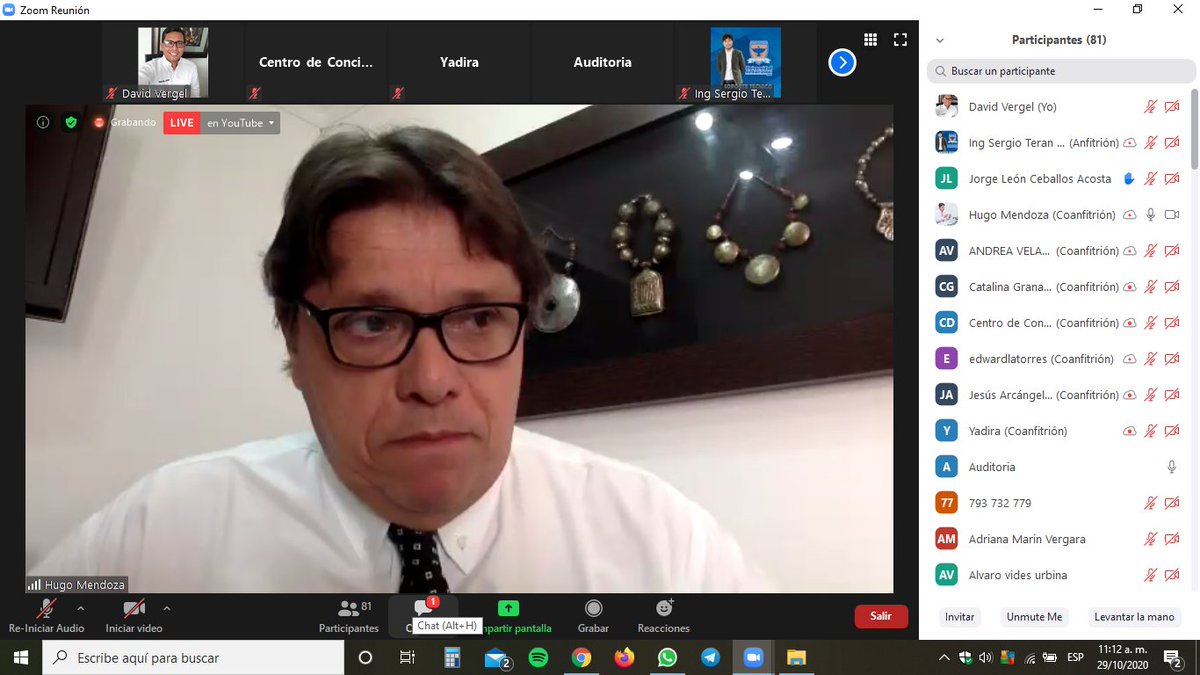 DavidV_'s tweet photo. #estamosconectados En este momento estamos con la intervención del Dr Hugo Mendoza @humengue sobre las habilidades de los actores en mecanismos de solución de conflictos #UDES_MASC #CentroDeConciliacionUDES  vía @UDES_Concilia pueden conectarse aquí: https://t.co/q3vaN6kjkk https://t.co/MIeGw3aiS0