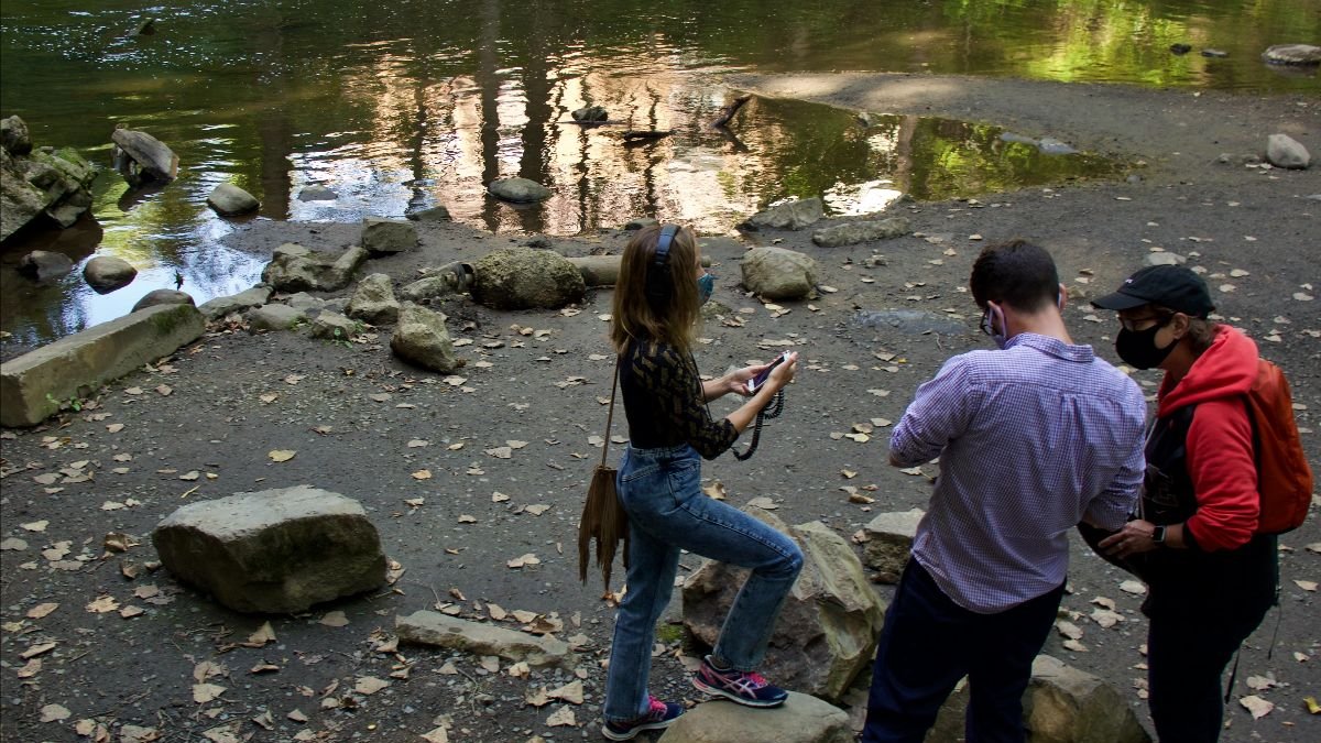 SPACsaratoga's tweet photo. DYK?! When out exploring the #reidSOUNDWALK, you may discover hidden recordings from @philorch on your path through Spa State Park... exclusive to #SPAC! Can you find them? 👀 ONLY available through November 1: https://t.co/kAXgeTr777 https://t.co/Q8XO6t2JV9