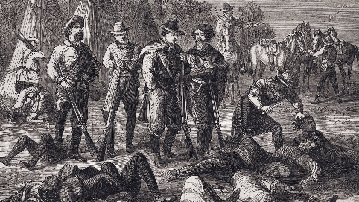 Brett Chapman on Twitter: "The phrase “Native American genocide” is usually said in an ambiguous manner to signify centuries of killing of Natives by Europeans. But a very specific genocide occurred in