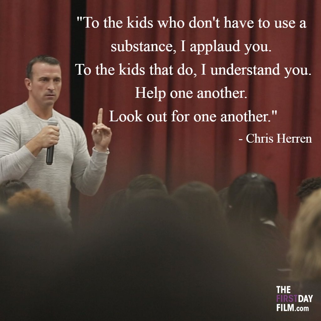 HerrenTalks's tweet photo. Embrace students &amp; kids where they are on their journey. Support those making good decisions. Help those who need it. Lift one another up and look out for one another. Once positive word, one outreached hand can make a difference. #HerrenTalks #firstday #justone #thefirstdayfilm https://t.co/rsSUS7fZeB