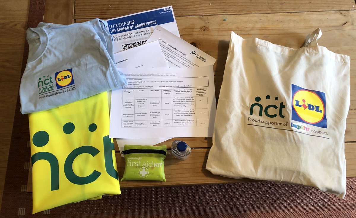 We're so excited about our Walk &amp; Talk events starting next week and are busy putting together packs for our volunteers. Book your place on a walk at nct.org.uk/basingstoke
#lidlboost #NCTpartnerships