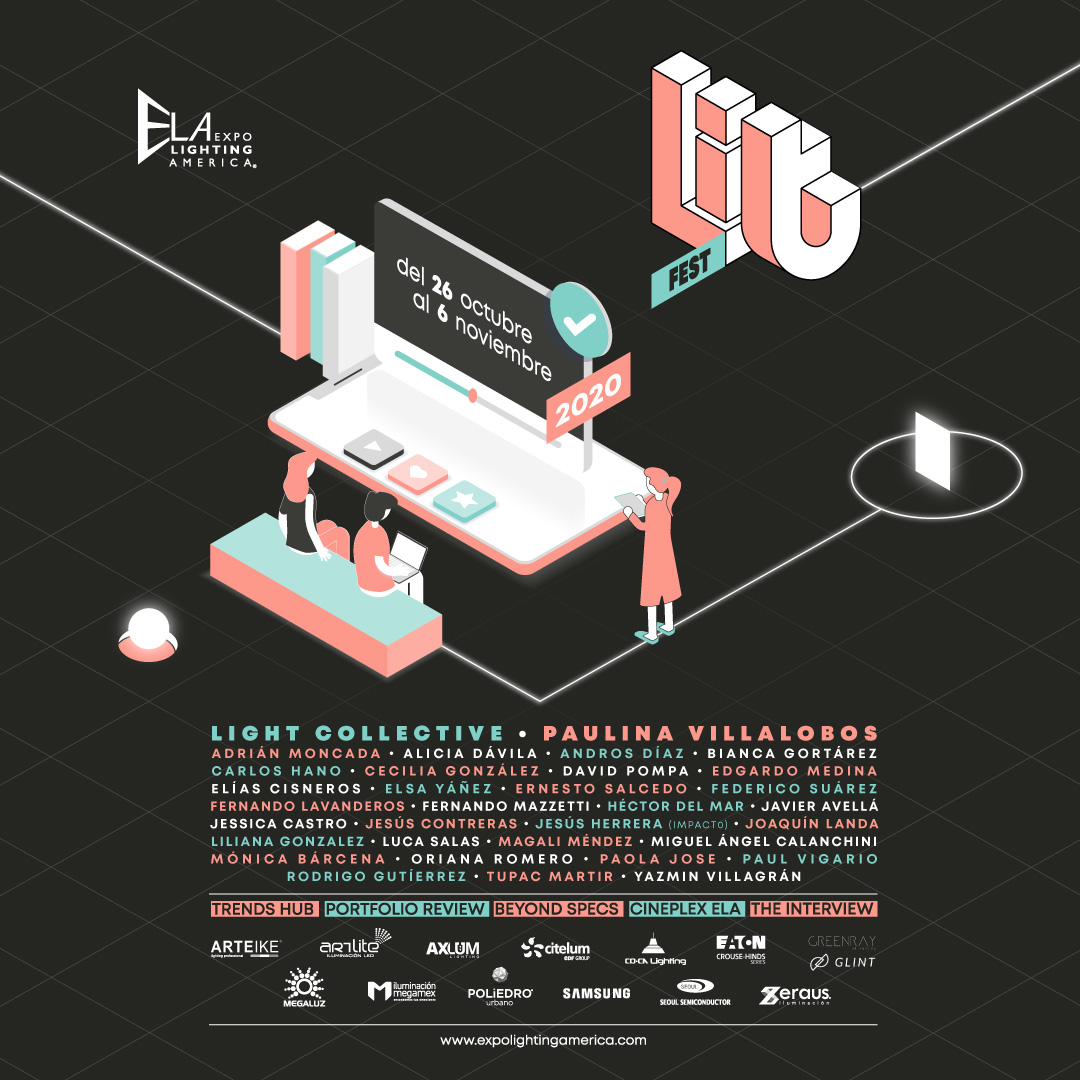 SaaS_Lighting's tweet photo. Hoy 28 OCTUBRE Nos vemos a las 6pm #cineplexela
  ¡No te quedes fuera! Comparte con otros apasionados de la iluminación y más de 30 expertos invitados.  Regístrate sin costo a #LITFest. 📷 https://t.co/zKJo0Kg8ZN https://t.co/oVsO05JY4K