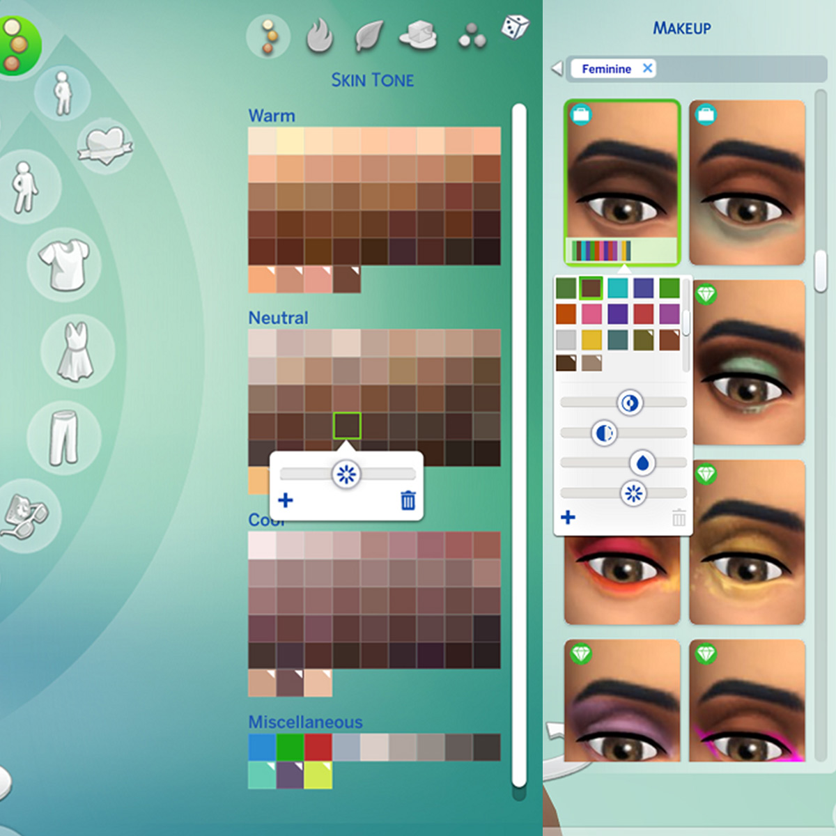 SimFans's tweet photo. Am 8. Dezember kommt ein kostenloses #DieSims4 Spielupdate mit über 100 Hauttönen und -slider, sowie Make-up Slider 😍 #sims4 #makeup #skincolors #skin #hauttöne #update #Sims4 #DieSims4 #TheSims4 #Sims #DieSims #TheSims #ts4 #simstagram @thesims https://t.co/OwO06FiKxU