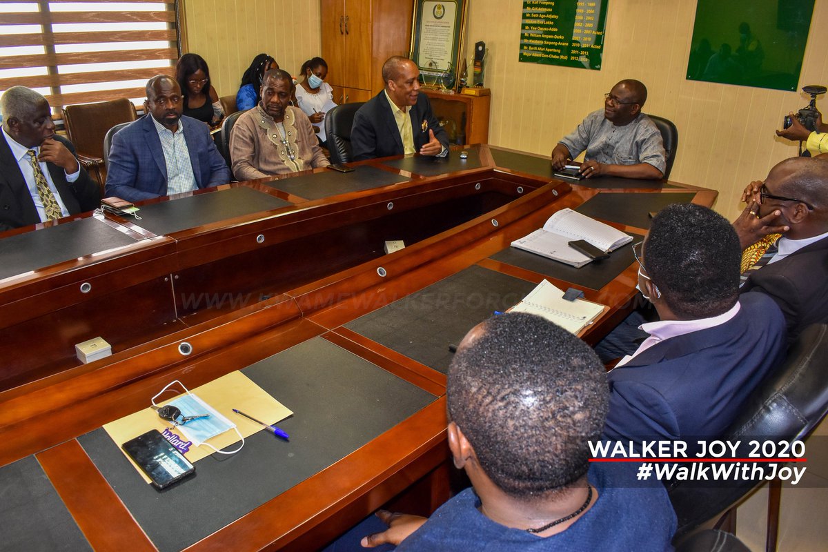 AsieduWalker's tweet photo. Earlier today, I sat with the board of directors of Ghana Broadcasting Cooperation (GBC), led by Director-General Prof. Amin Alhassan.
#Walkwithjoy
#GhanaIsReady
#ANewGhana https://t.co/eYTThD67gh