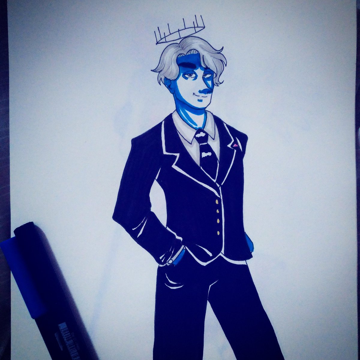 tirasaleatorias's tweet photo. Eu só quero que esse idiota azul seja feliz com a rainha dele 😭

#drawtuber #tintubro #day28 #drawtuber2020 #tintatubro2020 https://t.co/yORwsXoEyX