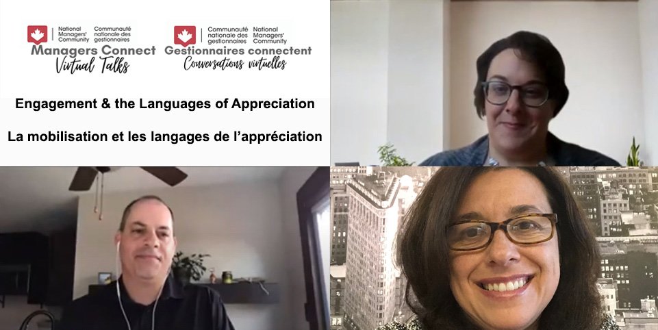 NMC_CNG's tweet photo. Missed the #virtualtalk on Engagement and the Languages of Appreciation with @mclatzel and @stourang last Thursday? Listen now:

Vous avez manquer la #conversationvirtuelle sur la mobilisation et les langages de l'appréciation jeudi dernier? Écoutez ici :

https://t.co/9EHCgMxgHZ https://t.co/t55Q0yAezU
