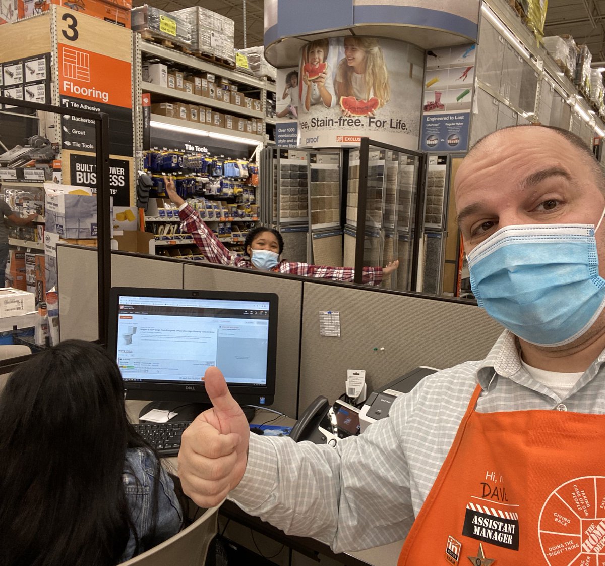 DParks_THD's tweet photo. Rainy day training at 2587 with the specialists and designers “Quote of the Day” discussing #Niagara toilets and the Glacier Bay Power Flush stock option #ProMRO #QuoteCenter @KeislingVicky @Alexis_3323 @DPalanuk @atb6678 @DaleTHD2587 @MsYatesThd2510 @kyle_nemec https://t.co/yMphyGNHni