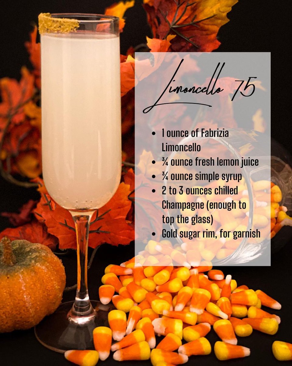 For when the kids go to bed🎃 😊. Introducing the 'Limoncello 75' cocktail.

#halloween #halloweencocktails #limoncello